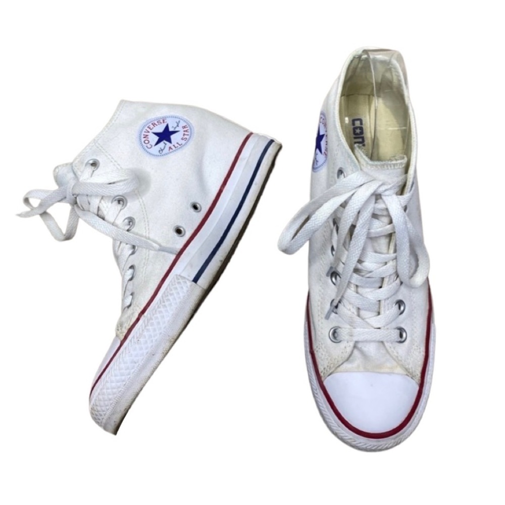 Converse All Star Hidden Wedge  Hi Top Sneaker White 9.5